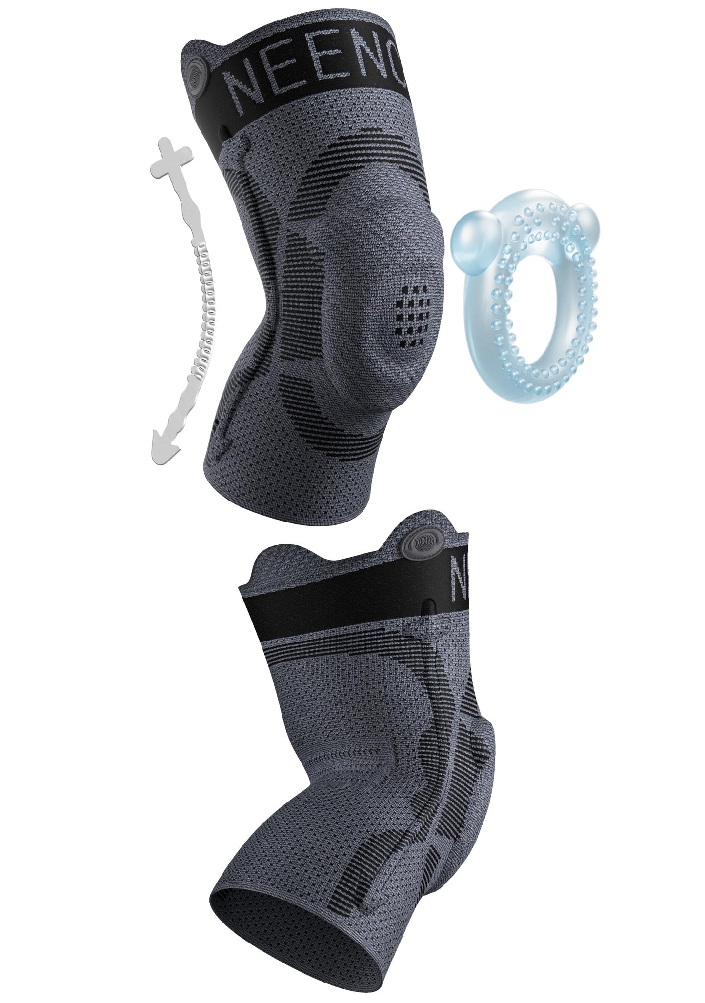 NEENCA Kids Knee Brace Sleeve, Youth Knee Compression Sleeve for Children - Boys & Girls. Child Knee Support with Patella Gel Pad & Side Stabilizers for Knee Pain, Sports, Outdoor - FSA/HSA Approved