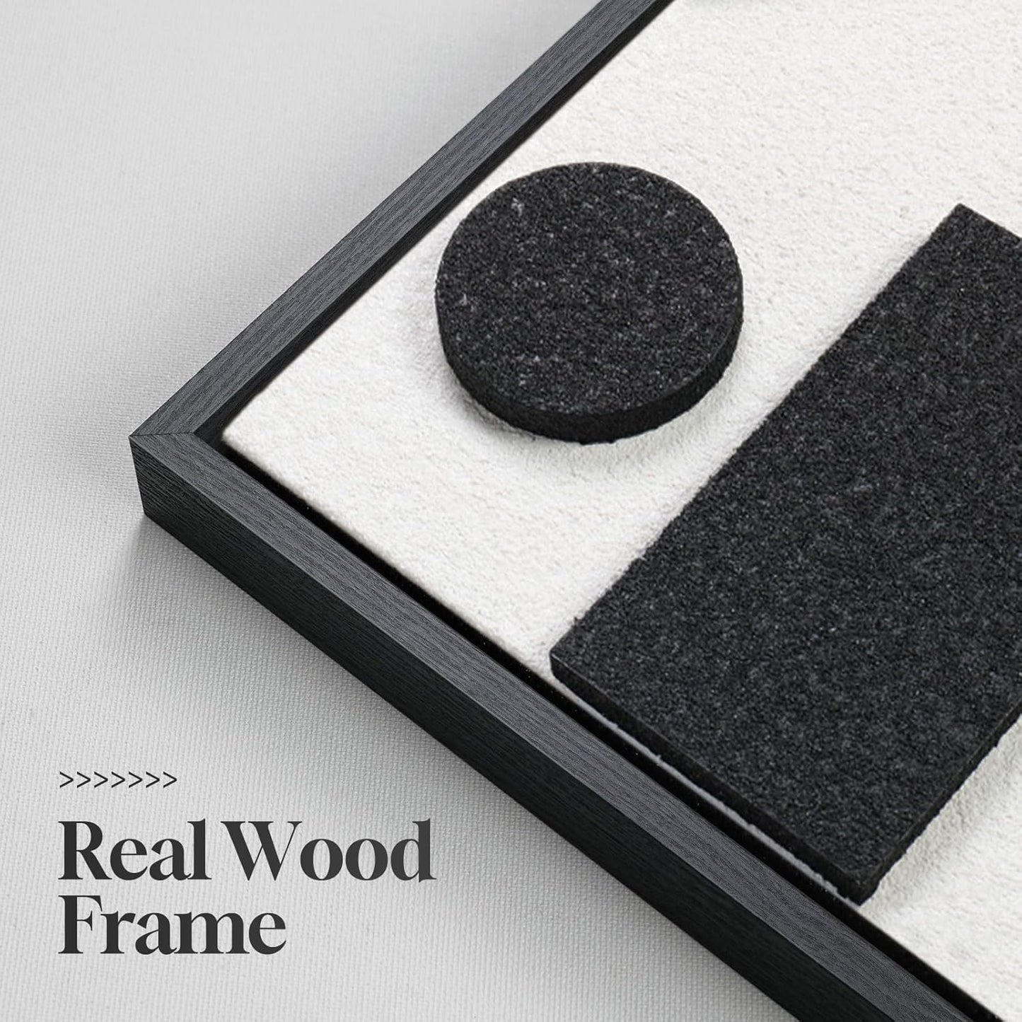 Skiennix 3D Textured Black and White Abstract Wall Art - Set of 2 Modern Paintings for Living Room | 24x36 In