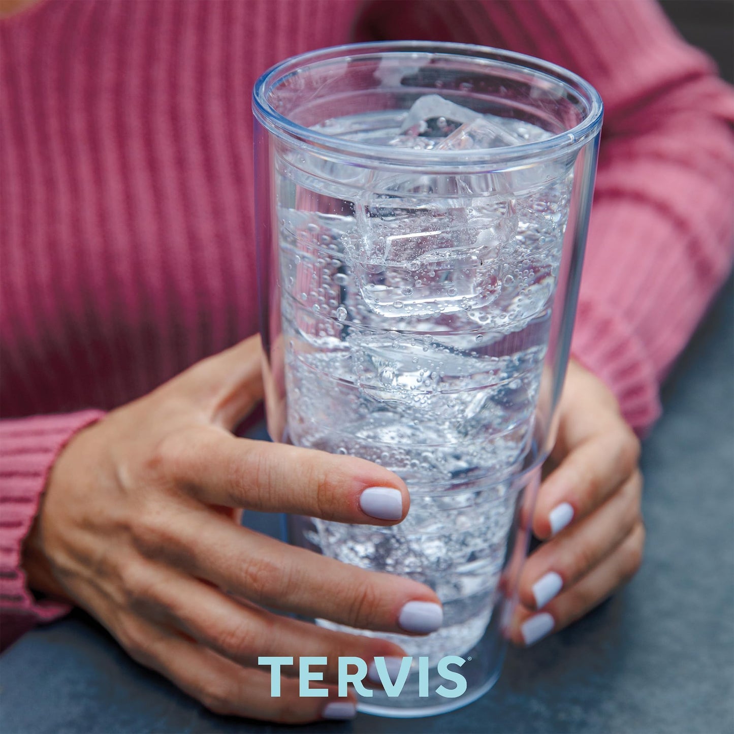 Tervis Shamrock Made in USA Double Walled Insulated Tumbler Travel Cup Keeps Drinks Cold & Hot, 24oz, Classic