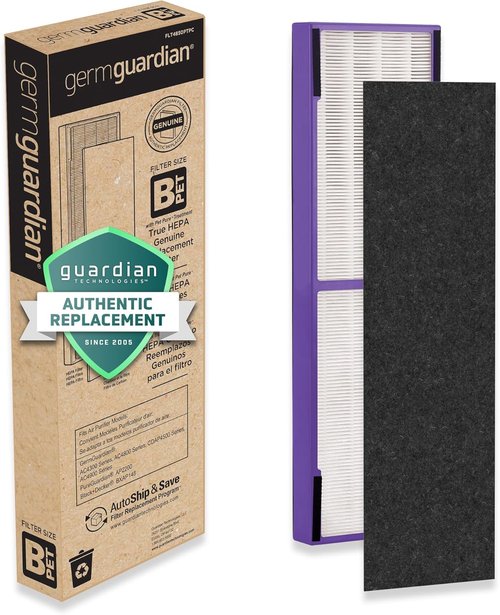 Germ Guardian FLT4850PT True HEPA Replacement Filter B - Pet Pure Treatment for C4900, AC4825, AC4850PT & More