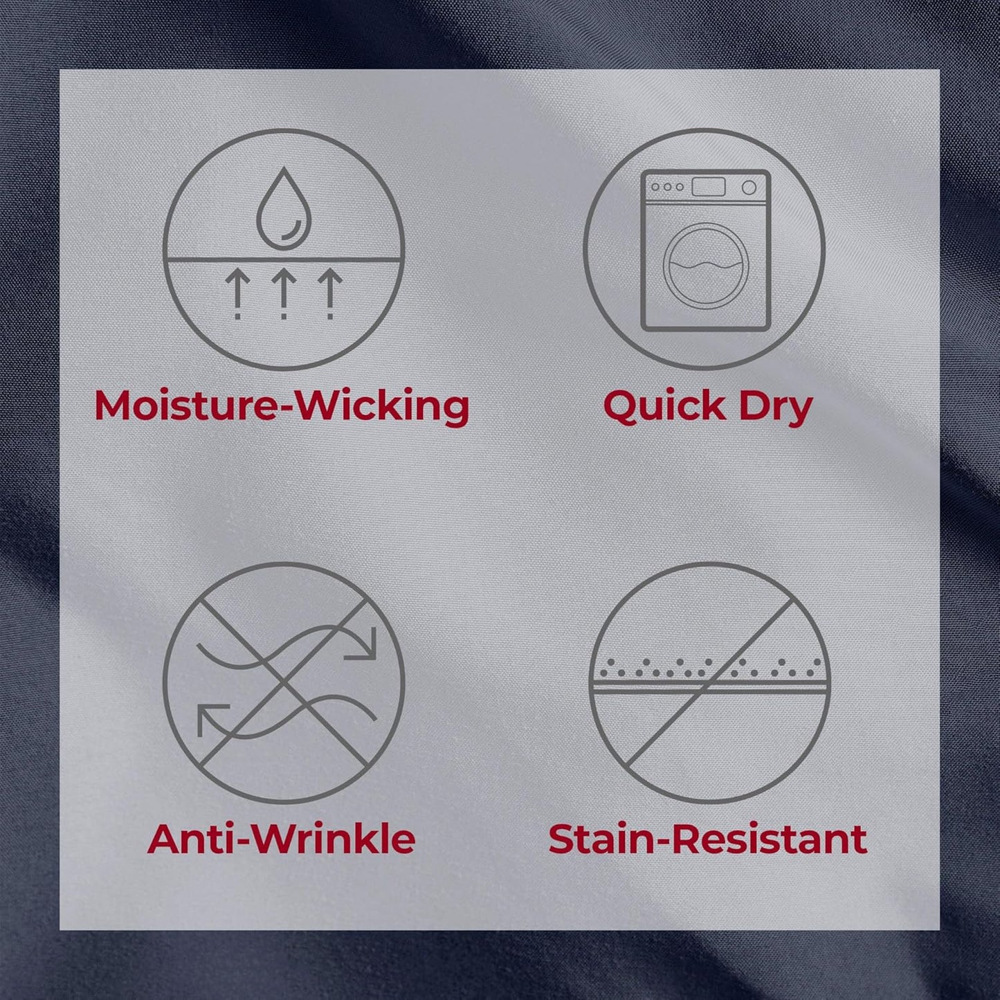Mellanni Twin XL Sheets Set - 3 PC Hotel Luxury Bedding | Extra Soft, Cooling, Wrinkle-Resistant (Navy Blue)