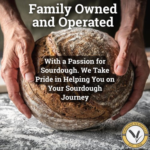 100 Year Old San Francisco Sourdough Starter | Our Great Grandfather's Starter from 1916 | Easy to follow instructions | Includes detailed instructions and recipe |