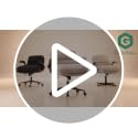 Giantex Criss Cross Chair with Flip-up Arms, Ergonomic Legged Office