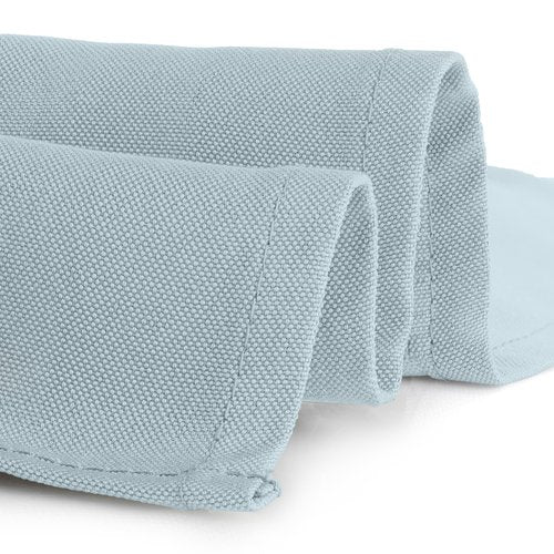 Gee Di Moda Square Tablecloth - 70 x 70 Inch Baby Blue Table Cloth for Medium Square or Round Tables - Heavy Duty Washable Fabric - for Buffet Table, Holiday Party, Dinner, Wedding & Baby Shower