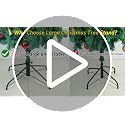 ELFJOY 19.7 Inch Christmas Tree Stand for 4-8 Ft Artificial Trees Green