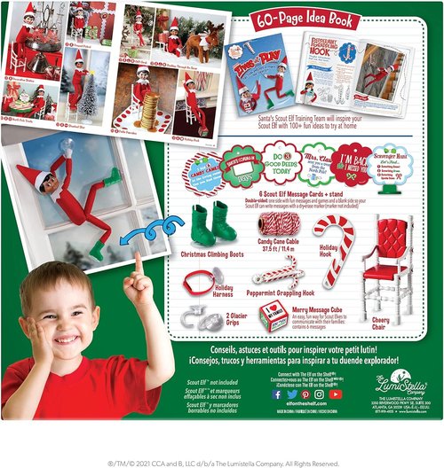 Elf On The Shelf - Elves At Play Guide Book with 100+ Ideas & 15 Tools | 60 Pages of Fun