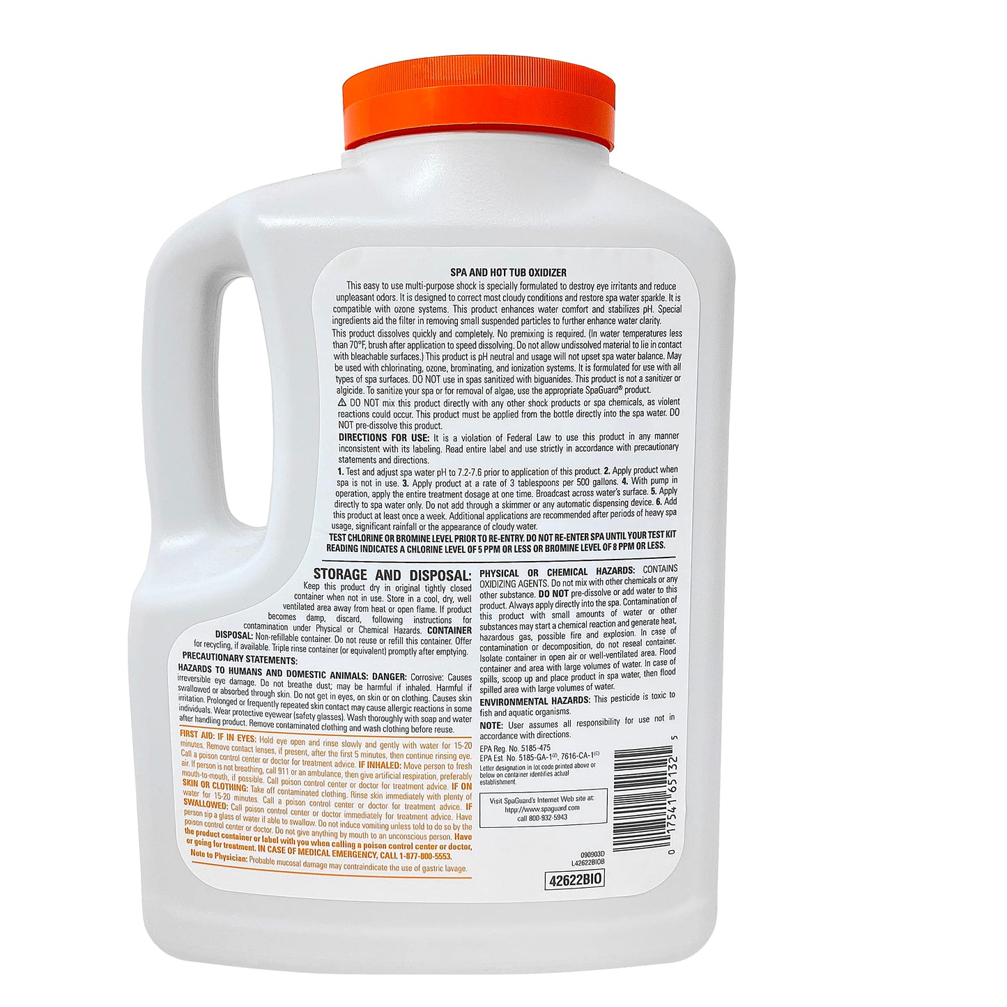 SpaGuard Enhanced Spa Shock 6lbs