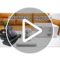 Bed Mattress Vacuum Cleaner with UV-C Light 16Kpa Handheld Corded - Aurora White