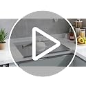 304 Stainless Steel Cutting Board 31.5 x 19.6in Non-Slip Dishwasher Safe Kitchen Chopping Board