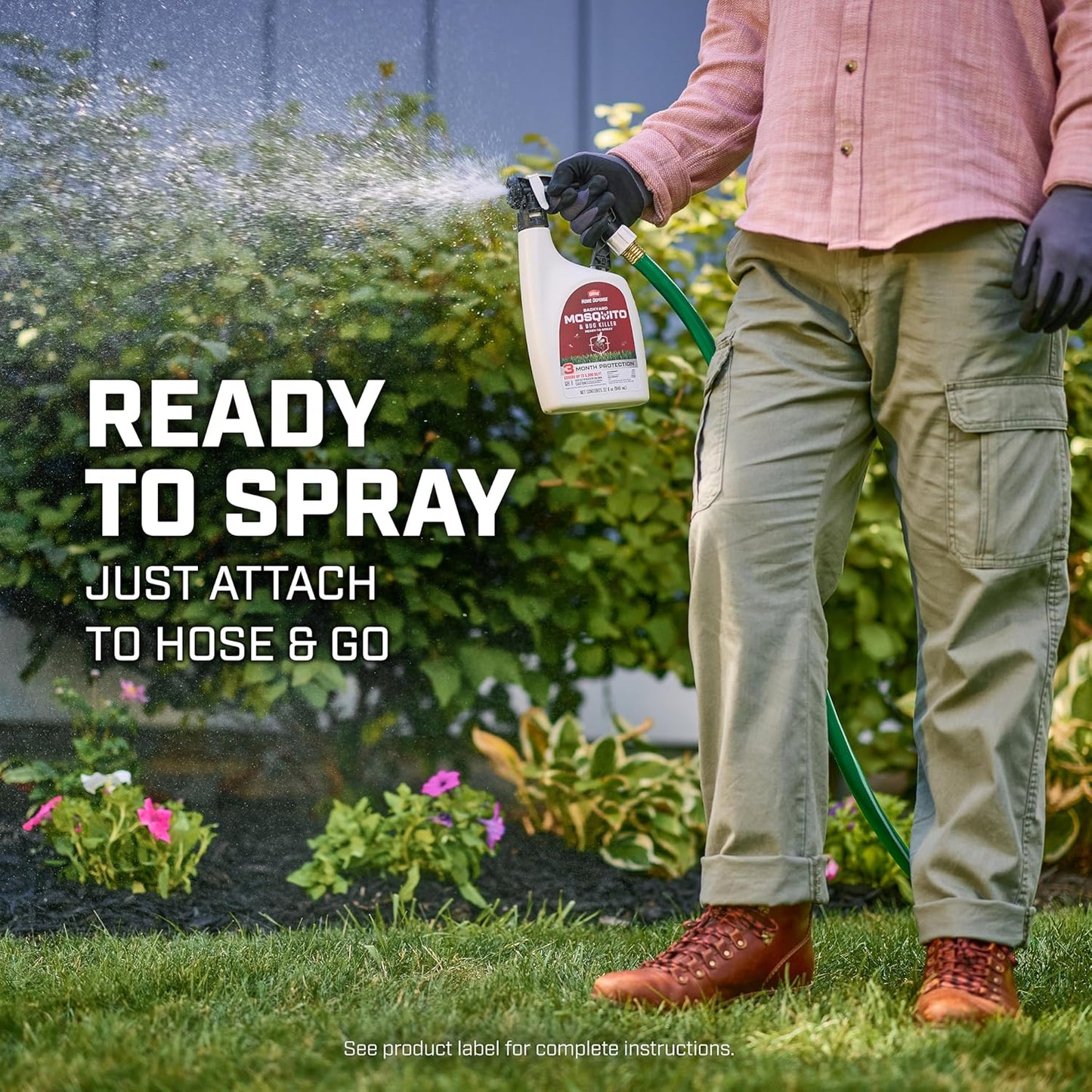 Ortho Home Defense Mosquito & Bug Killer - Ready-to-Spray Formula, 32 fl. oz. for Effective Pest Control