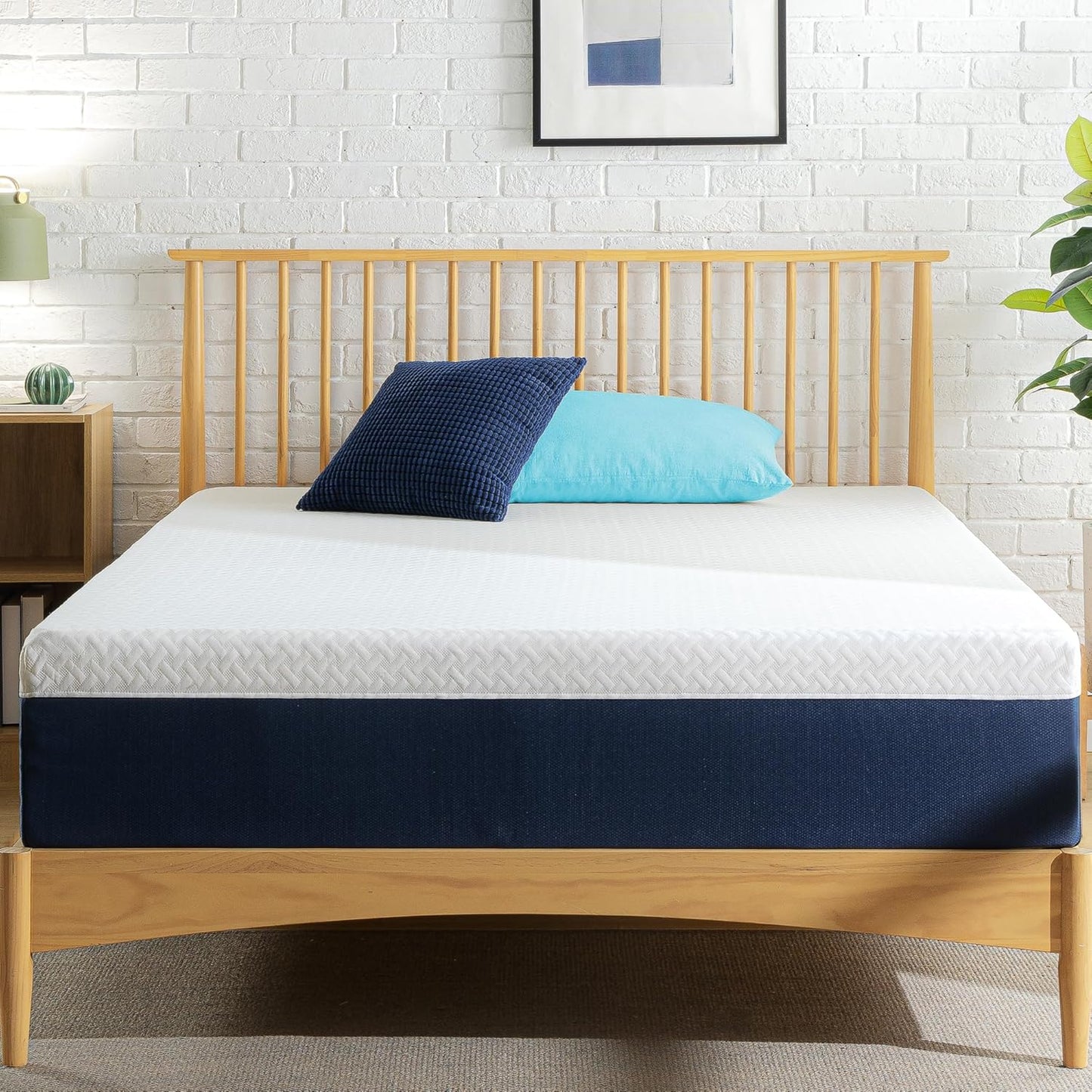 ZINUS 12 Inch King Cooling Comfort Hybrid Mattress - Medium Firm, Fiberglass Free, Motion Isolation, Certified Safe Foams