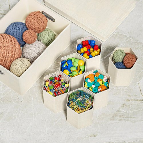 Aokeyee Marker Organizer - Stackable Storage Box With Lids for Craft Supplies & Tools | Multi-Purpose