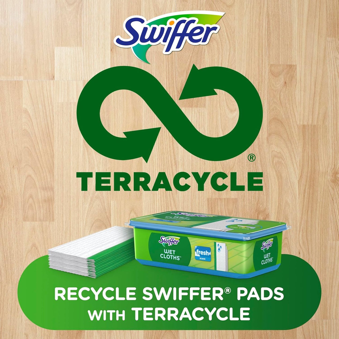 Swiffer Sweep + Mop Wet Pads Refill - All-Purpose Floor Cleaner for Dirt & Dust | 24 Count