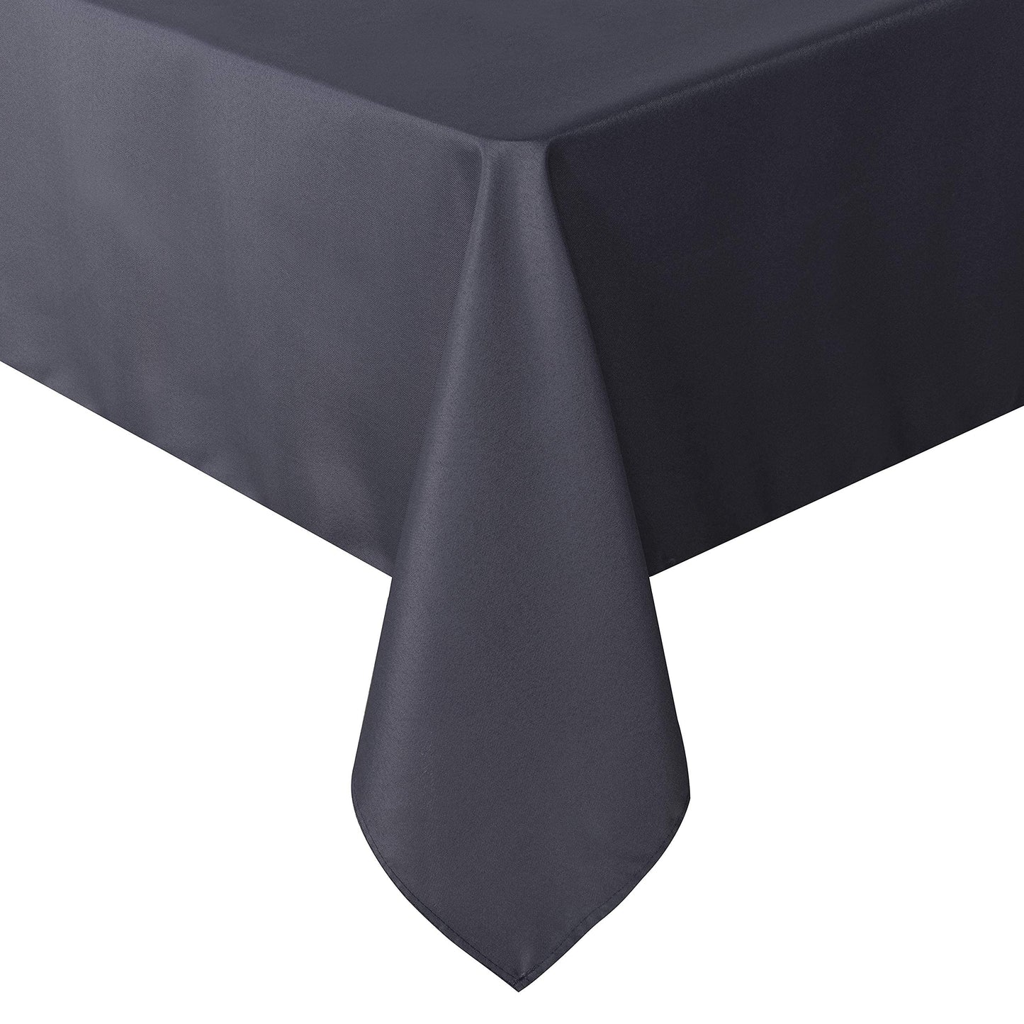 Sancua Rectangle Tablecloth - 70 x 108 Inch, Grey, Polyester, Stain & Wrinkle Resistant, Perfect for Dining Table, Buffet, Parties, Camping