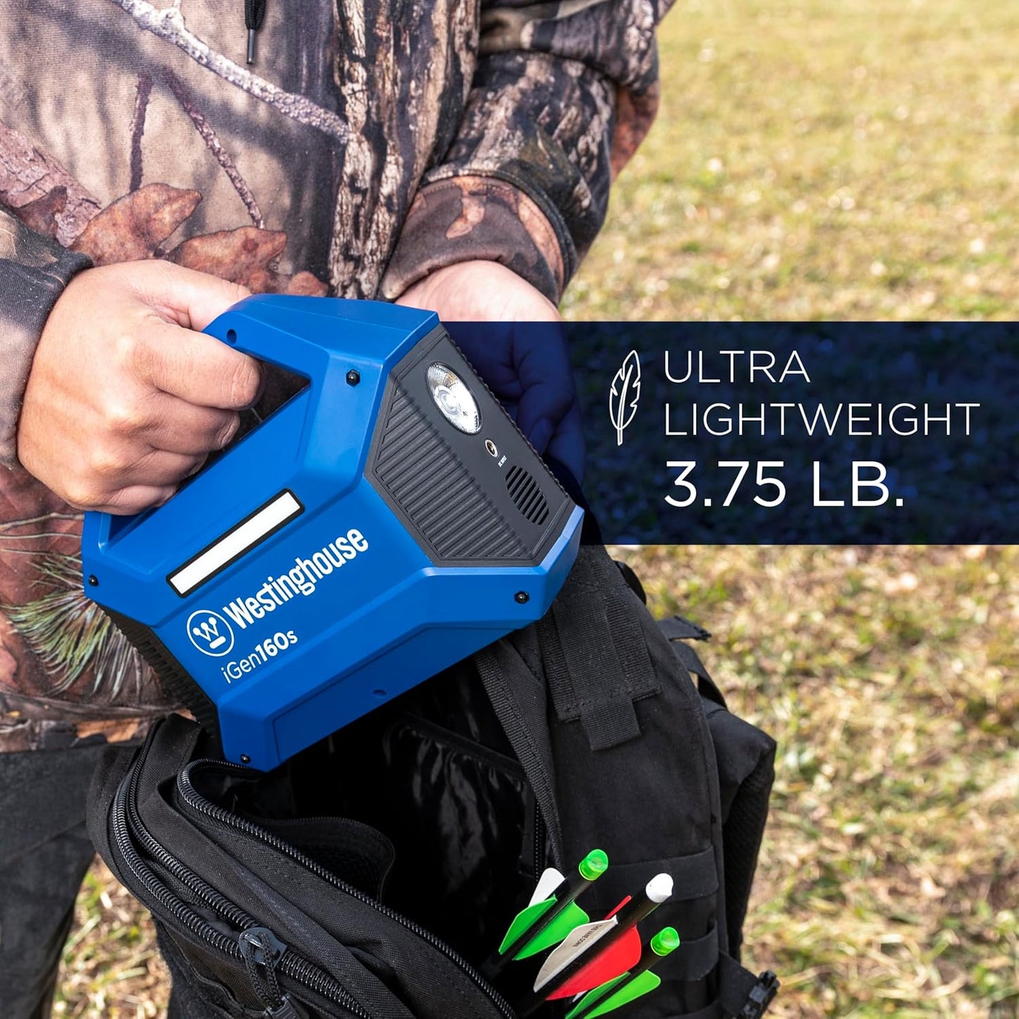 Westinghouse Portable Power Station - 155Wh Lithium Battery with AC Outlet for Camping & Travel