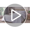 Queen Size Cotton Sateen Bed Sheet Set - 500 TC Cream Beige - 4 Pieces
