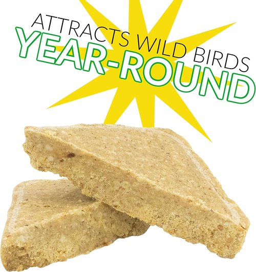 C&S Berry Delight No-Melt Suet Dough - 11.75 oz | Perfect For Attracting Wild Birds
