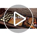 12/16/18 Inch Nonstick Baking Sheet Set with Cooling Rack - Heavy Duty Carbon Steel, Oven Safe, Ceramic Coated, PFOA/PTFE Free