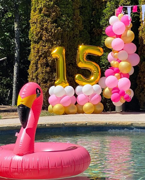 Gold Number 13 Balloon 40 inch, 13 Number Balloons, 13th Gold Birthday Decorations, 13 Year Old Girls Boys Golden Party Supplies