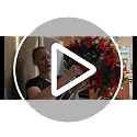 TIMBERHIDE 2Pcs White Poinsettia Topiary Christmas Tree 21"- Outdoor Decor