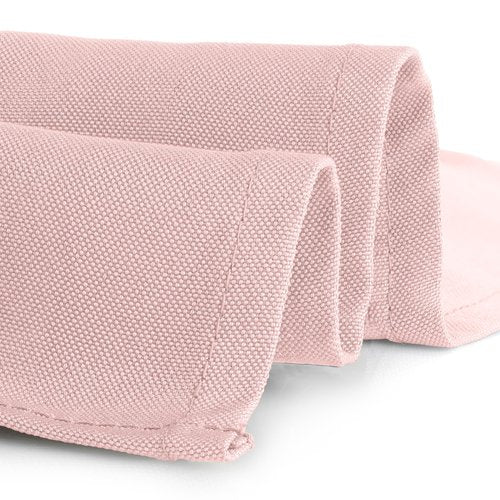 Gee Di Moda Square Tablecloth - 52 x 52 Inch Pink Table Cloth for Small Square or Round Tables - Heavy Duty Washable Fabric - for Buffet Table, Holiday Party, Dinner, Wedding & Baby Shower