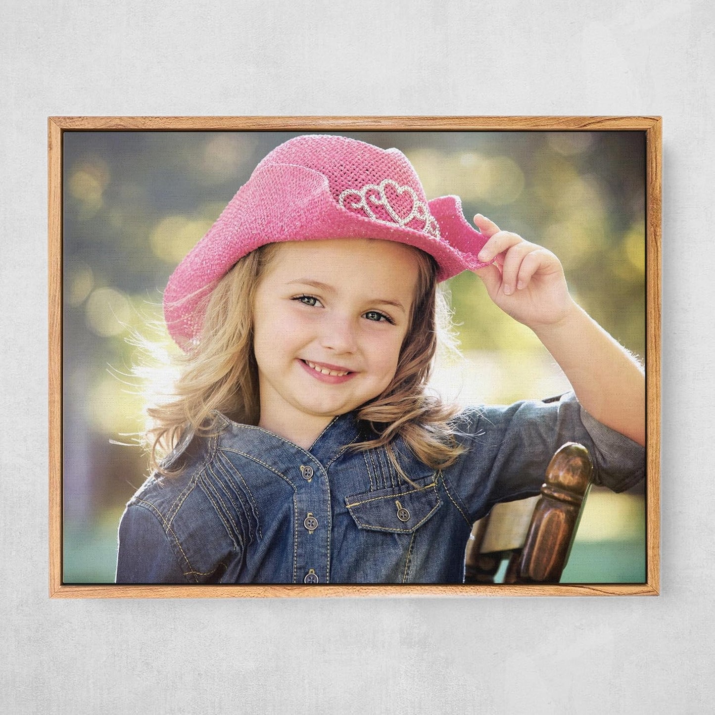 P&L ART - Personalized Custom Canvas Prints | Transform Your Photos into Stunning Wall Art - Beige 16x20
