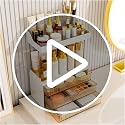 StorBin Arcylic 5-Tier Makeup & Skincare Organizer for Vanity, Bath