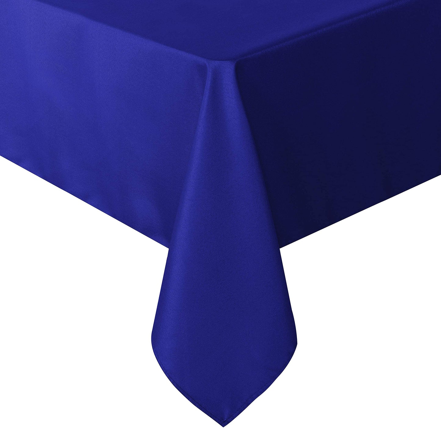 sancua Rectangle Tablecloth - 60 x 84 Inch - Stain and Wrinkle Resistant Washable Polyester Table Cloth, Decorative Fabric Table Cover for Dining Tables, Buffet Parties and Camping, Blue
