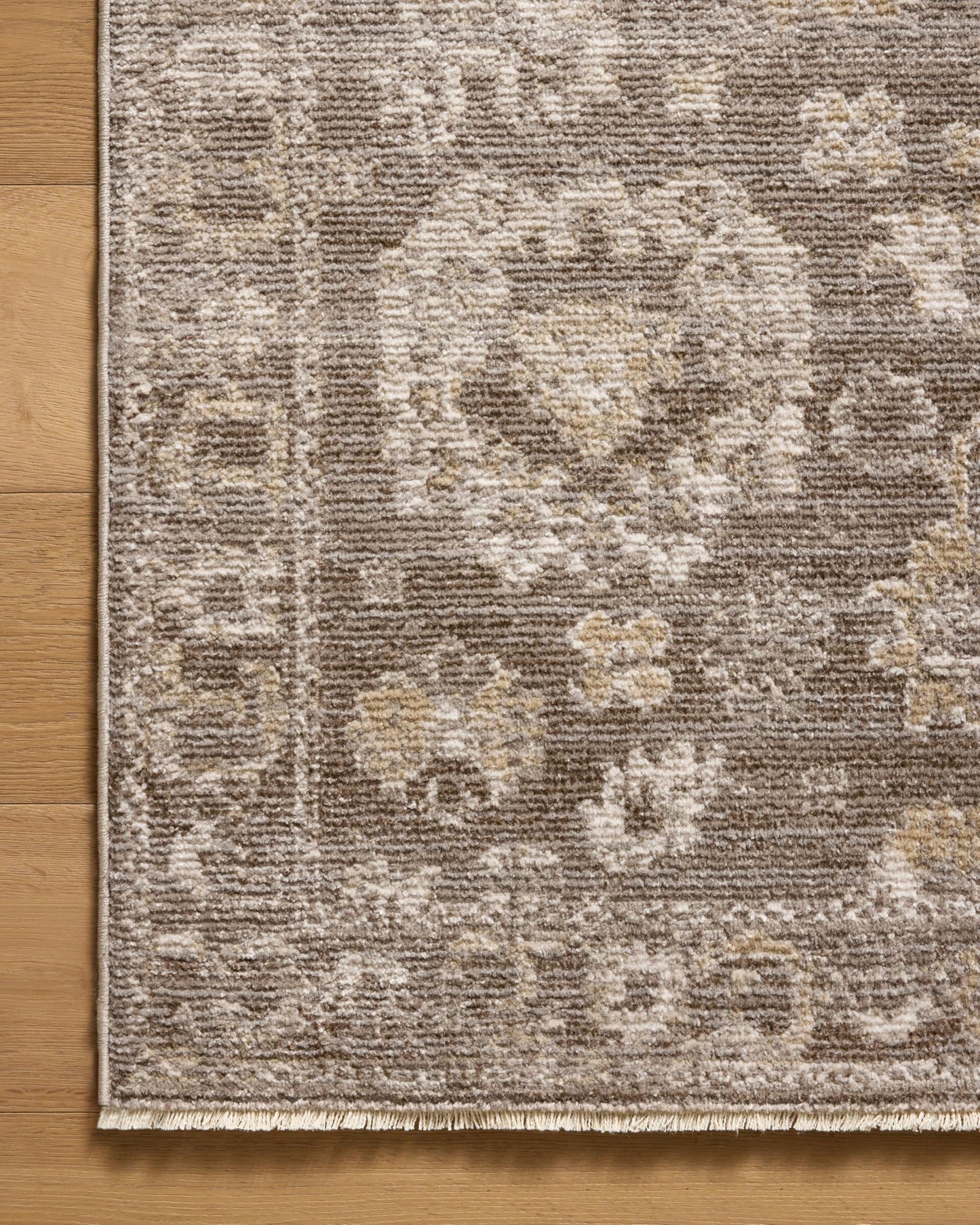 Loloi Magnolia Home by Joanna Gaines Pace Collection PAC-03 Taupe/Wheat 2'-3" x 3'-10" Accent Rug