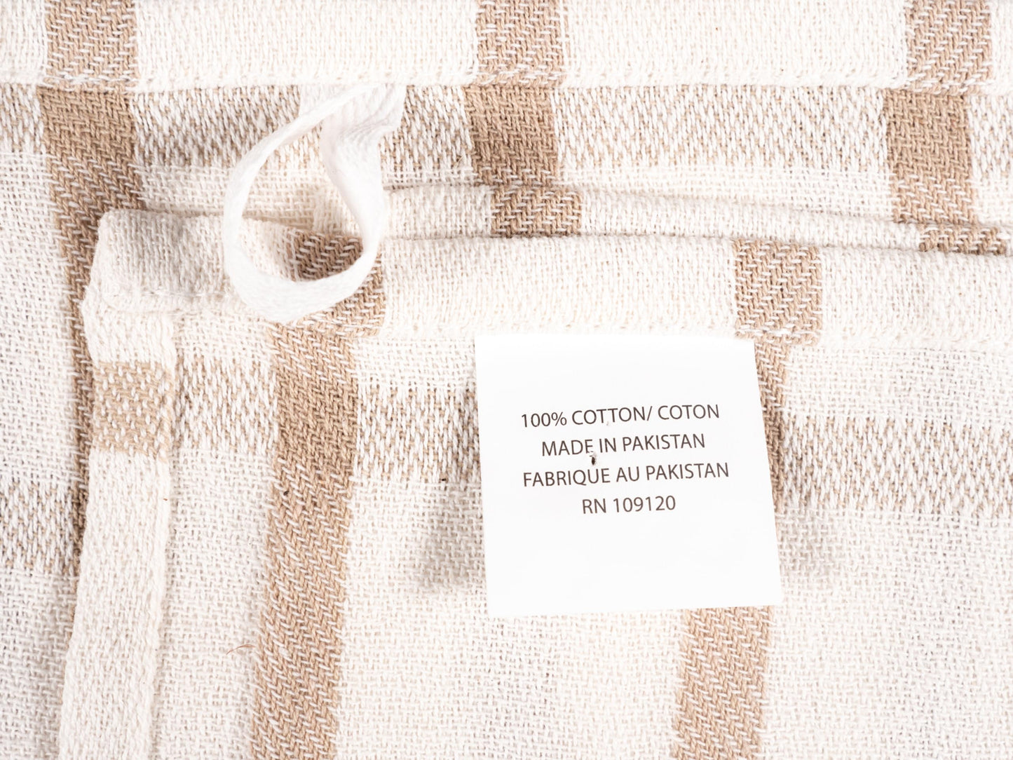KAF Home Assorted Flat Kitchen Towels - Set of 10, 18 x 28 Inch (Beige)