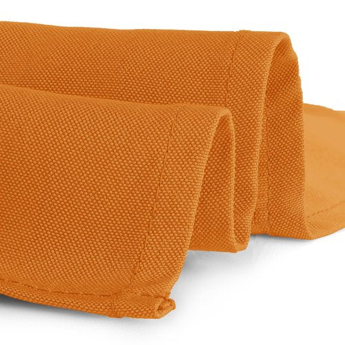 Gee Di Moda Rectangle Tablecloth - 90 x 156 Inch Orange Table Cloth for 8 Foot Tables with Floor-Length Drop - Heavy Duty Washable Fabric for Holiday Party, Dinner, Weddings & Baby Shower