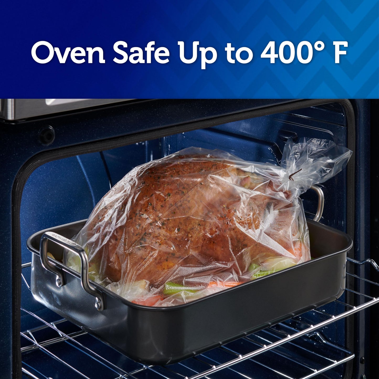 Reynolds Kitchens Turkey Size Oven Bags, Holds Up to 24 Pounds, 2 Count (Pack of 3)