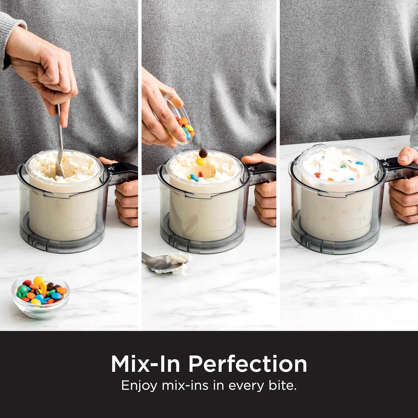 Ninja CREAMi Ice Cream Maker - 7-in-1 Versatile Machine for Ice Cream, Gelato, Sorbet & More | Black | Includes Dishwasher Safe 16 oz. Pint