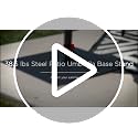 Heavy-Duty Steel Square Umbrella Base - Outdoor Patio Stand for Market & Sun Shade