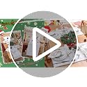 QueenDream Silver Snowflakes Faux Fur Table Runner 13x90 Inch for Christmas Decor