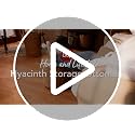 Water Hyacinth Storage Ottoman with Lid - 17" Chestnut Footstool & Side Table