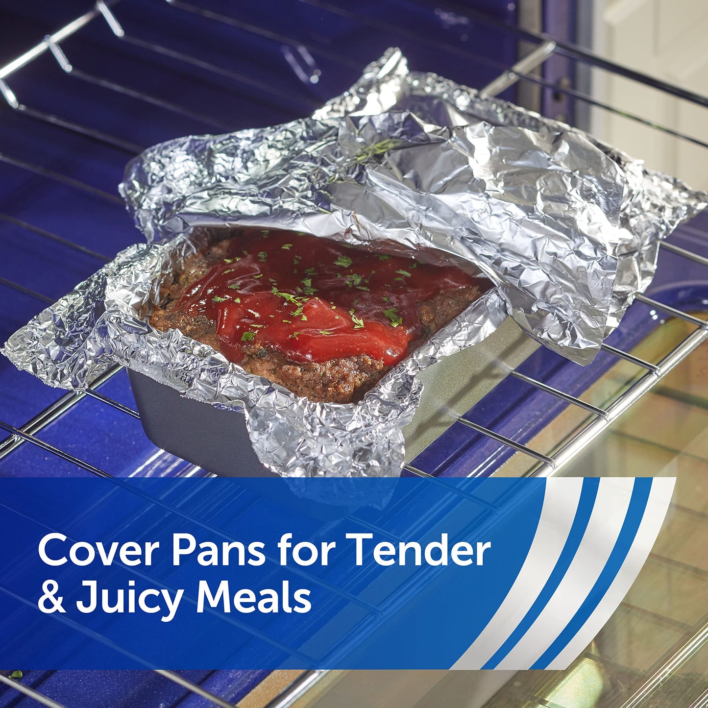 Reynolds Wrap Everyday Strength Aluminum Foil Roll, Freezer Safe and Grill Safe, Great for Foil Packets and Home Cooking, 12 Inches Wide, 30 Total Sq. Ft.