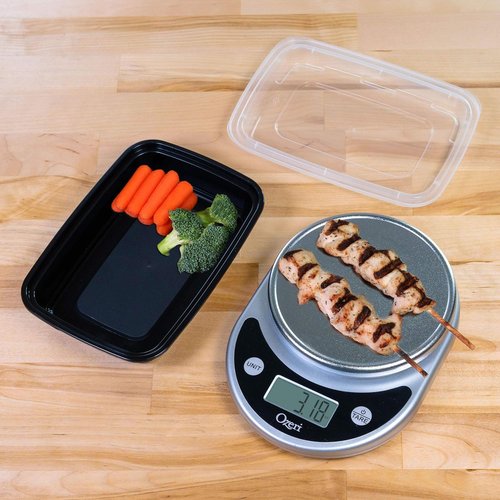 Freshware Meal Prep Containers - 45 Pack Stackable Food Storage with Lids | Microwave & Dishwasher Safe (32 oz)