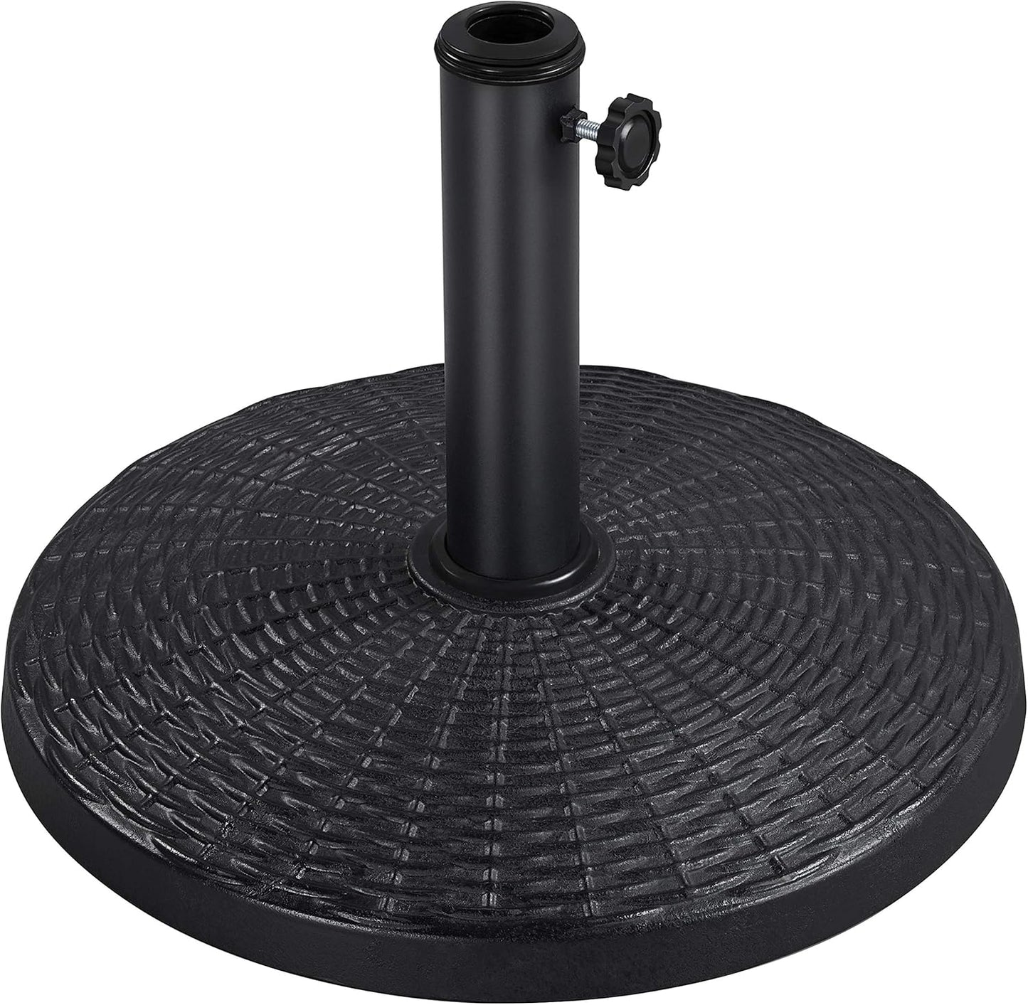 Yaheetech Heavy Duty Outdoor Umbrella Base - 22 lbs 18" Round Stand for Patio & Garden, Black