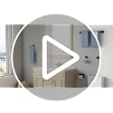 Black 24 Inch 5-Piece Bathroom Hardware Set - Towel Rack, Ring, Hooks & Toilet Paper Holder