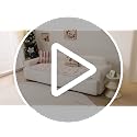 Christmas Plush Sofa Cover 28x94 for Large Sectional Sofa – 1PC, Beige/White, Non-Slip Dog Friendly