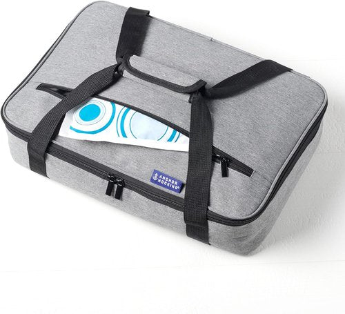 Anchor Hocking 3 Quart Glass Baking Dish - Insulated Carrier with Lid & Hot/Cold Pack