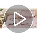 Pink Gingham Full Bedding Set for Girls - 5 Pieces Ruffled Bed Comforter & Sheets