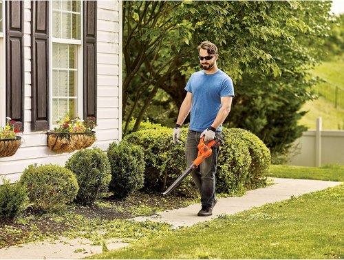 BLACK+DECKER Cordless Leaf Blower - 40V MAX with Battery & Charger, 125 MPH Air Speed, Lightweight Design