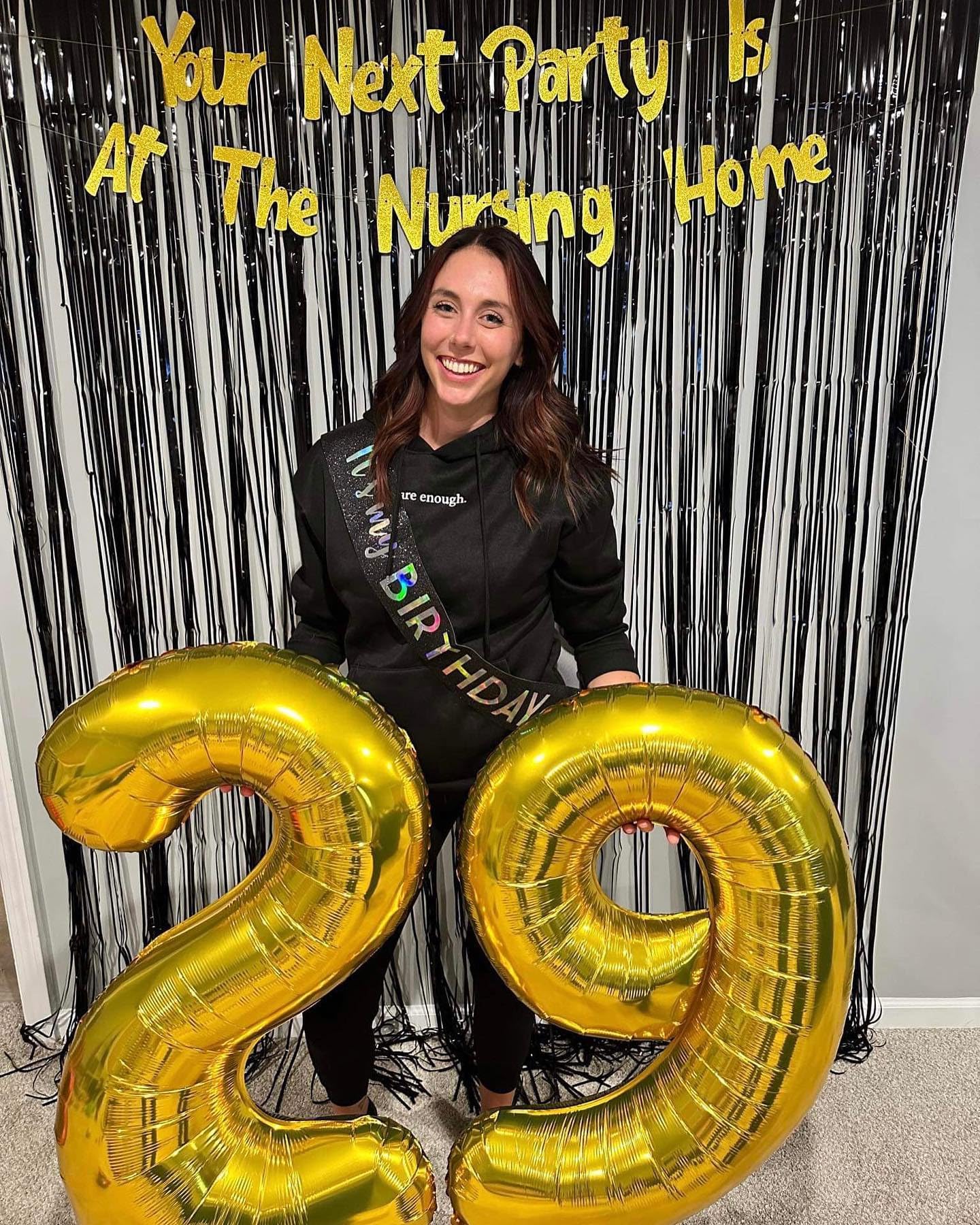Gold 9 Balloon, Number Balloon 40 Inch, Gold Party Decorations, Giant Birthday Decorations for 9th 19th 29th 90th, Number 9 Balloon