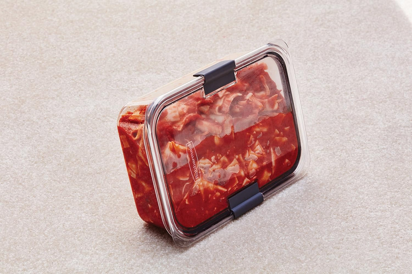Rubbermaid Brilliance Food Storage Containers - Large 9.6 Cup | Clear | Set of 2 for Freshness