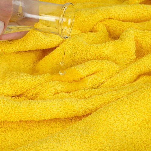 Cotton Paradise 6-Piece Towel Set - 100% Soft Absorbent Turkish Bath Towels | Yellow Color