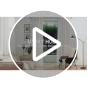 Linen Curtains for Sliding Door - Farmhouse Semi Sheer Light Filtering 50W x 95L - Pack of 2