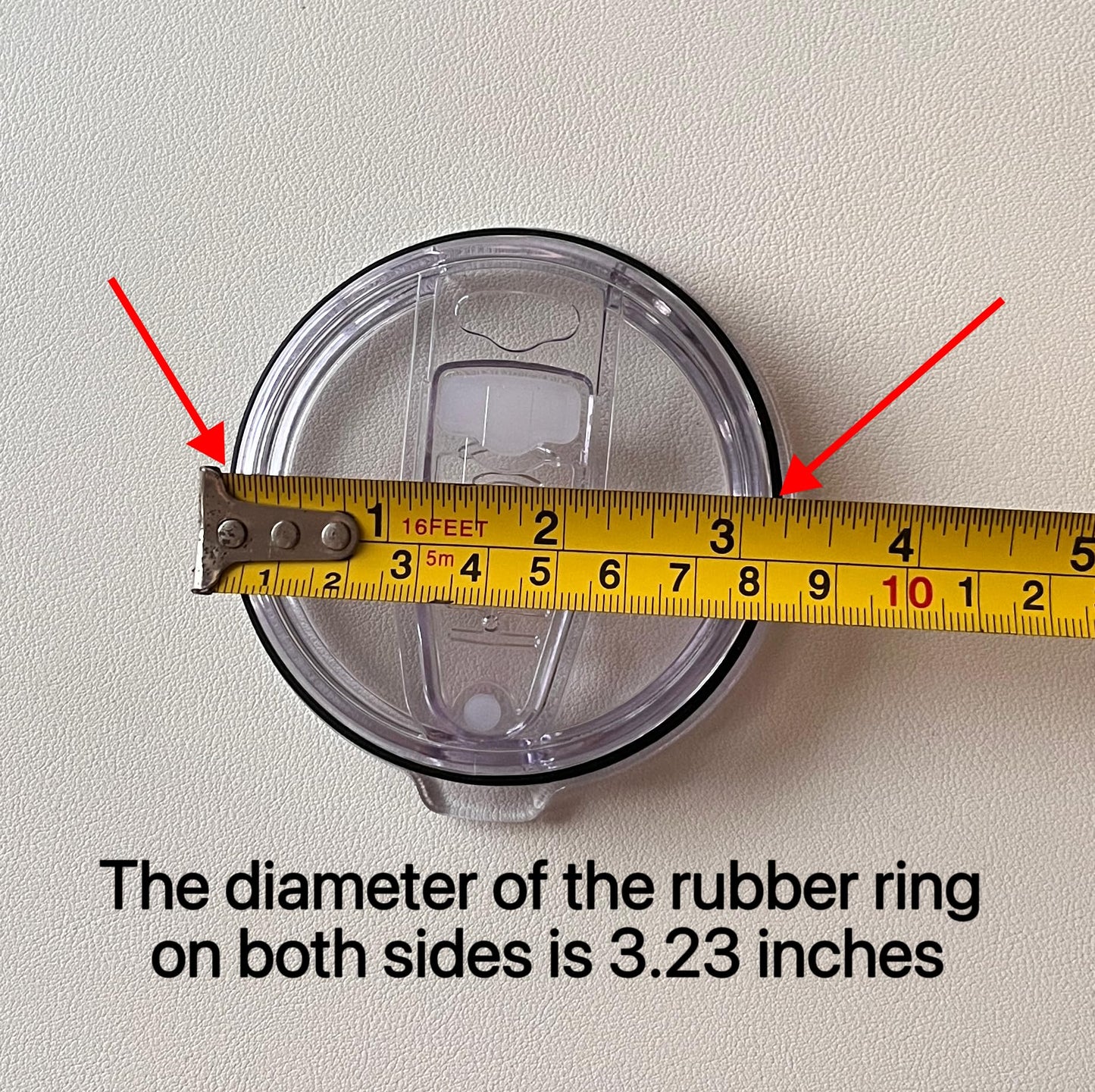 AICMEI 2 Replacement Lids for 20oz Stainless Steel Tumbler Lids-Replaces Only Covers With a Top Diameter of 3.4 inches（Bottom Diameter of 3.23 inches）
