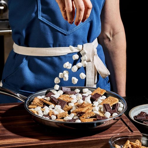 HexClad Hybrid Nonstick Cookware Set - 5-Piece with Stay-Cool Handles | Dishwasher & Oven-Safe, Induction Ready